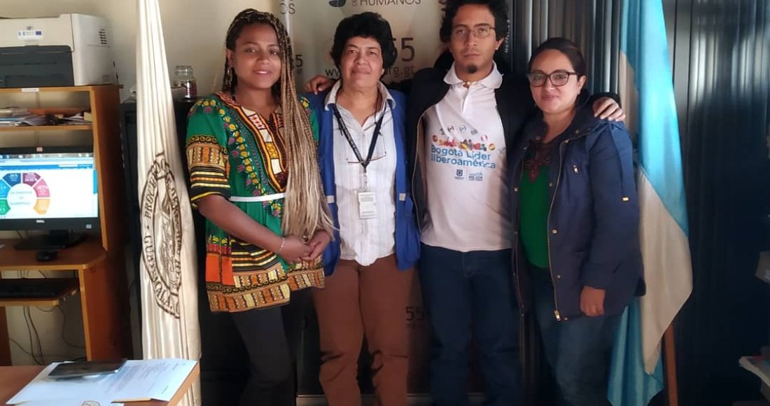 Jóvenes de Bogotá Líder, embajadores de la cultura indígena y afro en Guatemala 