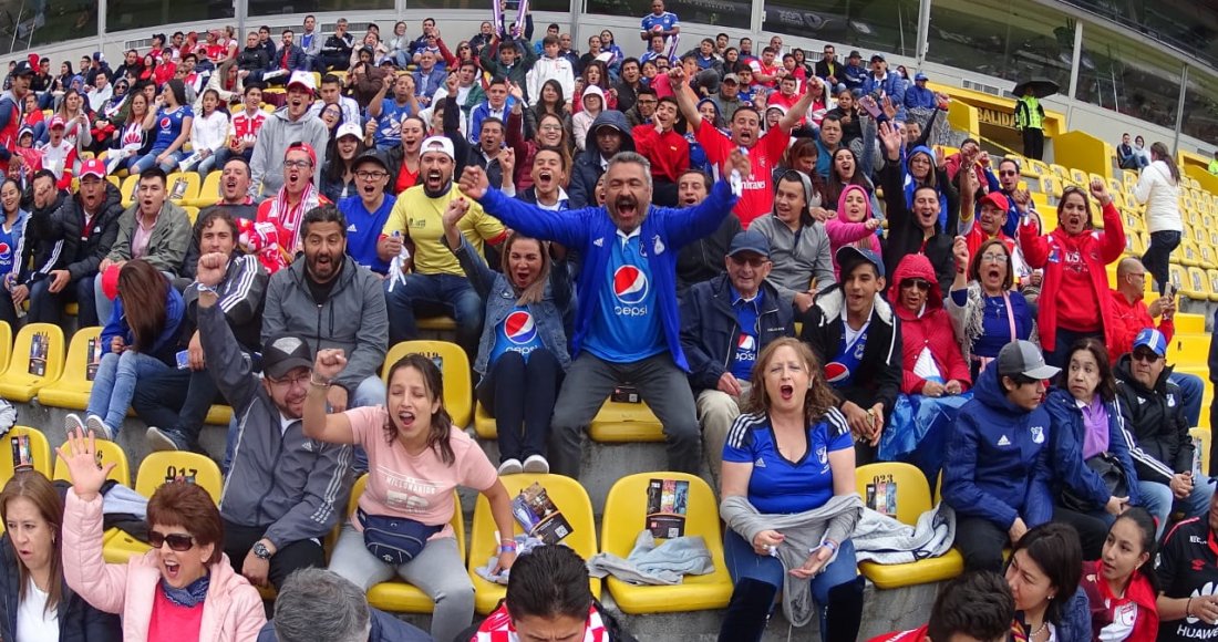 Bogotá agradece a los hinchas del fútbol