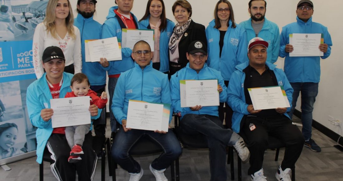 Barristas se certifican como formadores en convivencia e inclusión social