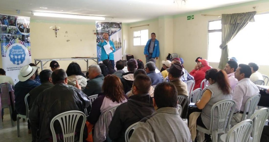 Inician jornadas de fortalecimiento a las Juntas de Acción Comunal de Bogotá