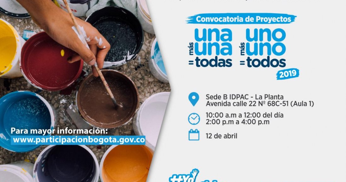 Participe en las jornadas informativas de la convocatoria de proyectos ‘Uno más Uno = Todos, Una más Una = Todas’