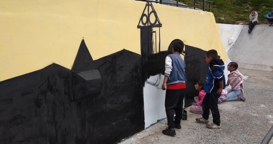 La revolución juvenil del color que transformó el SkatePark de Alpes del Futuro