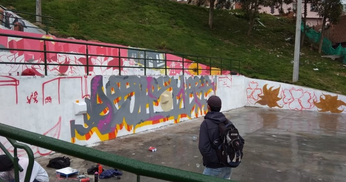 La revolución juvenil del color que transformó el SkatePark de Alpes del Futuro