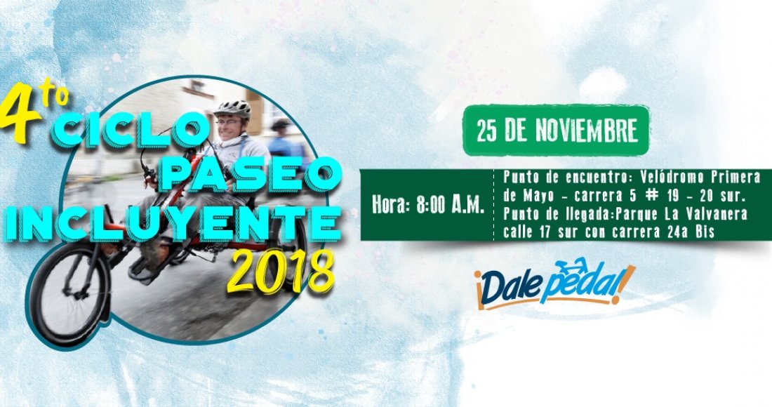 IDPAC Invita al ‘Cuarto Ciclo paseo Incluyente’ del año