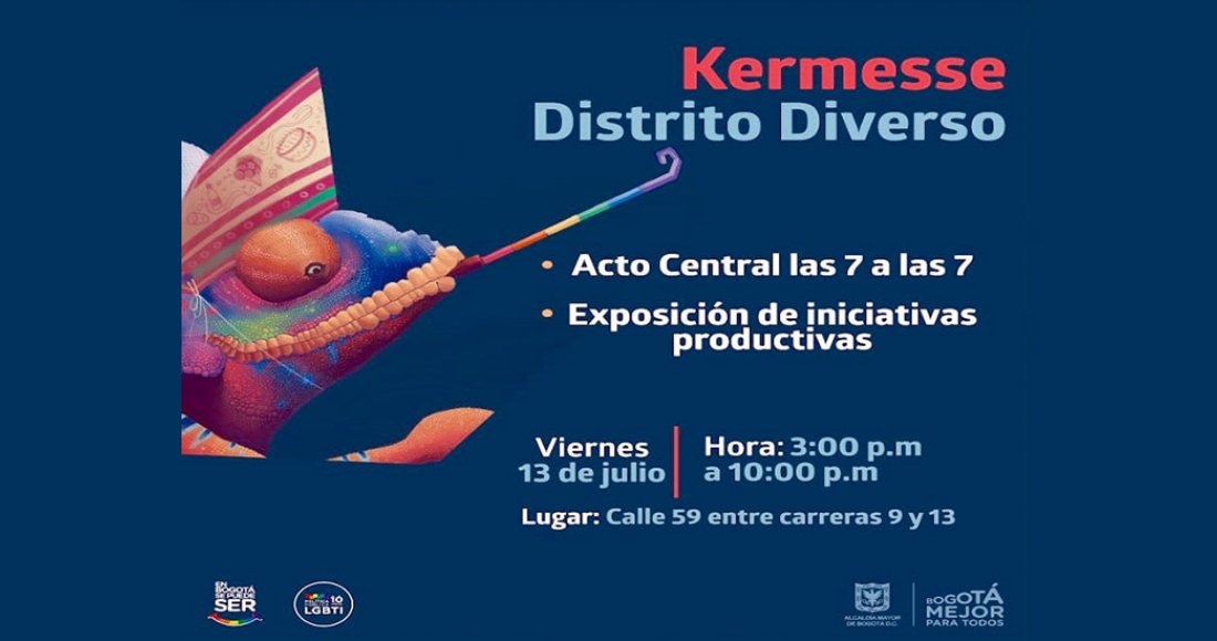 Este 13 de julio, una kermesse con los colores del arcoíris