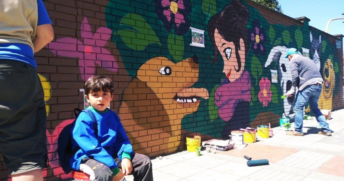 Con murales la ciudadanía plasma la filosofía de Bogotá Capital Animal en sus barrios