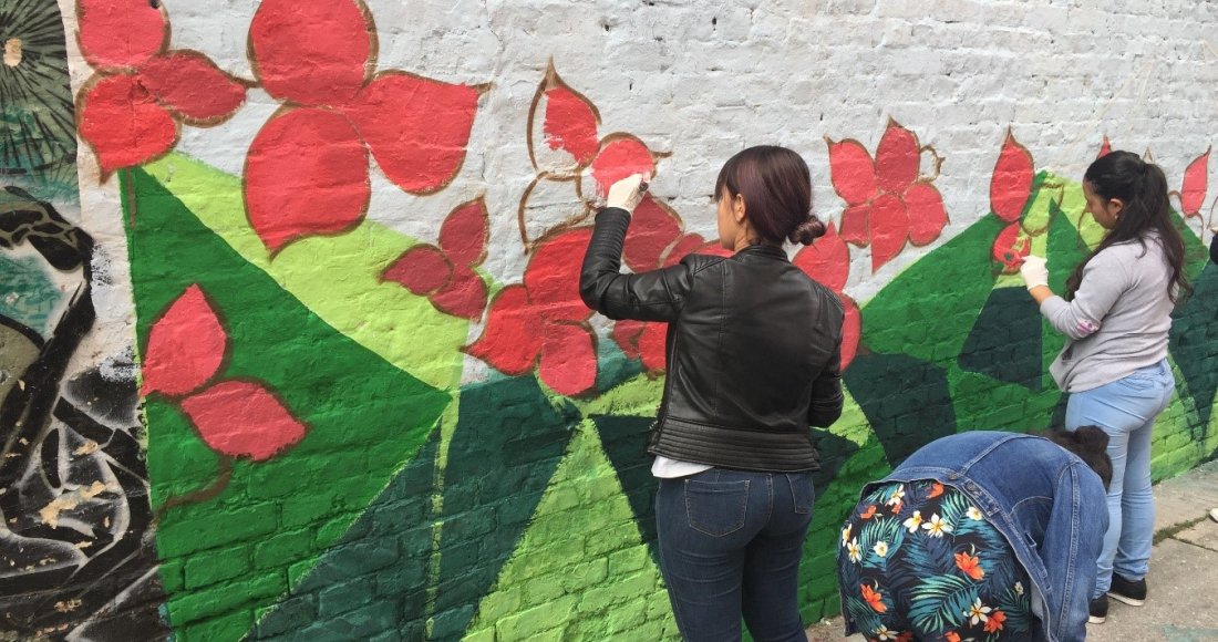 Con murales la ciudadanía plasma la filosofía de Bogotá Capital Animal en sus barrios