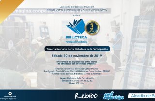 La Biblioteca de la Participación celebra su tercer aniversario