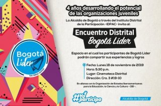 Participe en el Encuentro Distrital Bogotá Líder