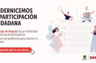 Participa de la encuesta y Modernicemos la Participación 