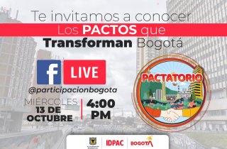 Pactos ciudadanos que transforman a Bogotá