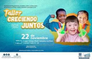 Taller ‘Creciendo Juntos’ llega a la localidad Santa Fe