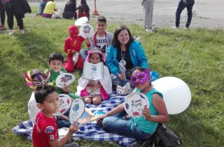 “Yosileo” y el IDPAC celebraron con las barras del América, el día de los niños