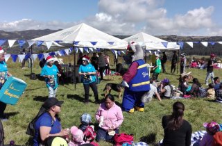 Barras futboleras de Chapinero celebran la navidad en el Verjón